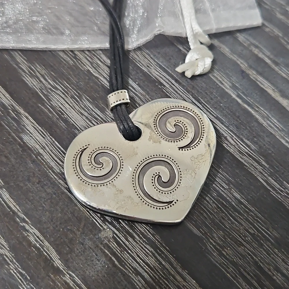 Brighton Milano Heart Corded Necklace